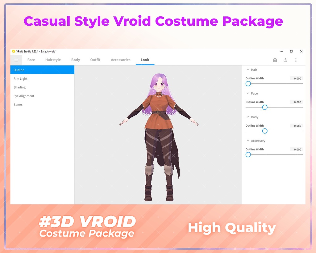 3D VRoid Outfit Pack Fantasy Style Enchanted Costumes for VRoid Models | VRoid Clothes, VRoid Costume, VRoid Fashion