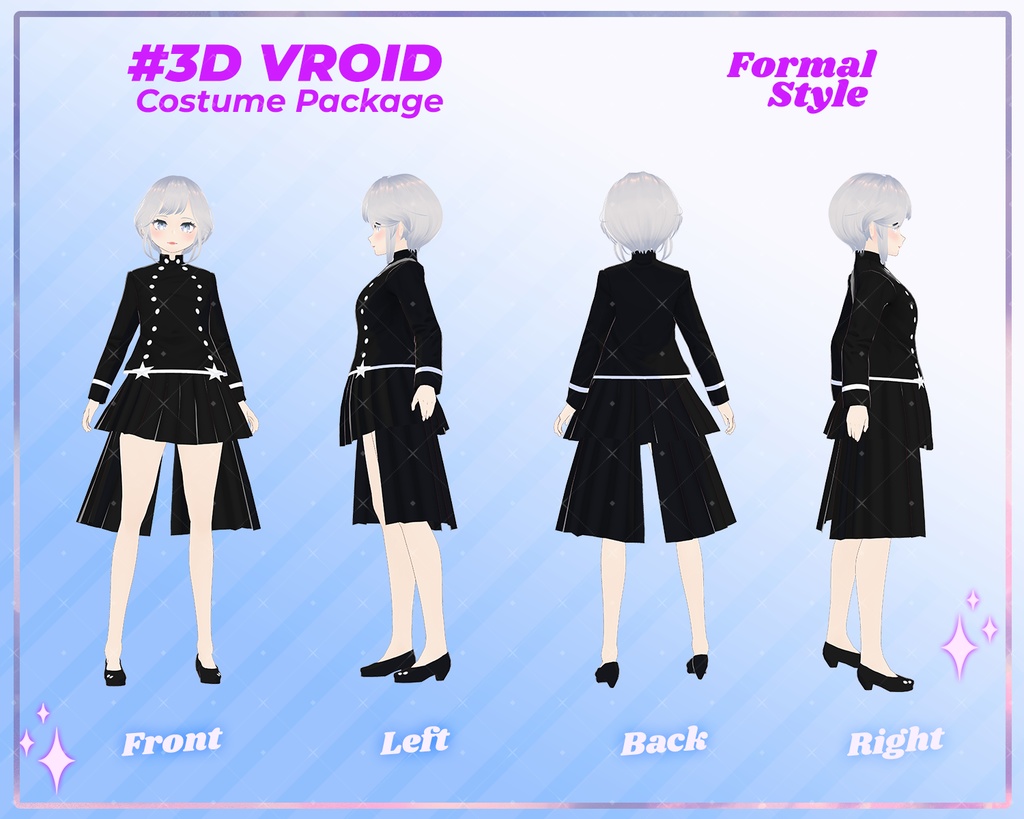 3D VRoid Casual Girl Outfit Pack Cute & Trendy Clothes for VRoid Models | VRoid Clothes, VRoid Fashion, VRoid Outfit