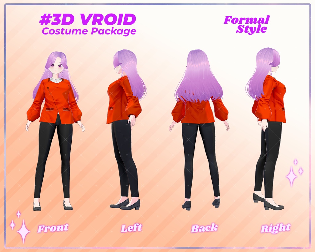 3D VRoid Everyday Wear Pack Simple & Adorable Girl Outfits | VRoid Fashion, VRoid Outfit, Modern Outfit