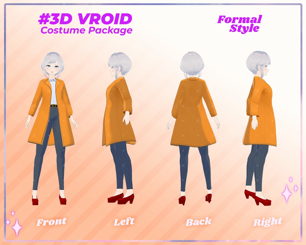3D VRoid Everyday Wear Pack Simple & Adorable Girl Outfits | VRoid Fashion, VRoid Outfit, Modern Outfit