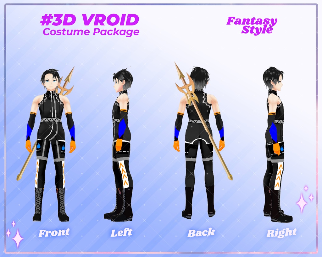 3D VRoid Enchanted Male Clothing Pack Royal & Legendary Looks for VRoid Models | VRoid Outfit, VRoid Fashion, VRoid Attire