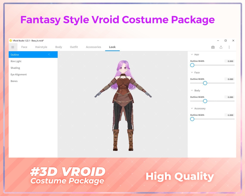 3D VRoid Outfit Pack Fantasy Style Warrior & Noble Princess Costumes for VRoid Models | VRoid Clothes, VRoid Costume, VRoid Fashion