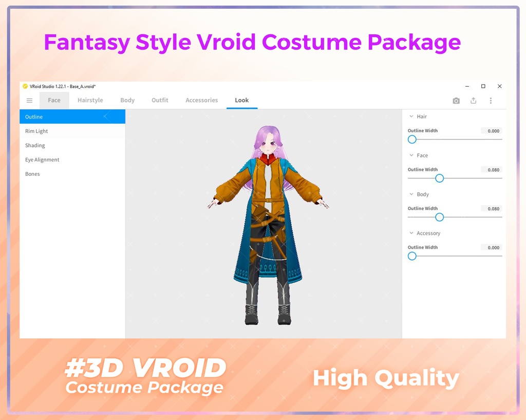 3D VRoid Outfit Pack Fantasy Style Adventurer & Warrior Costumes for VRoid Models | VRoid Clothes, VRoid Costume, VRoid Fashion