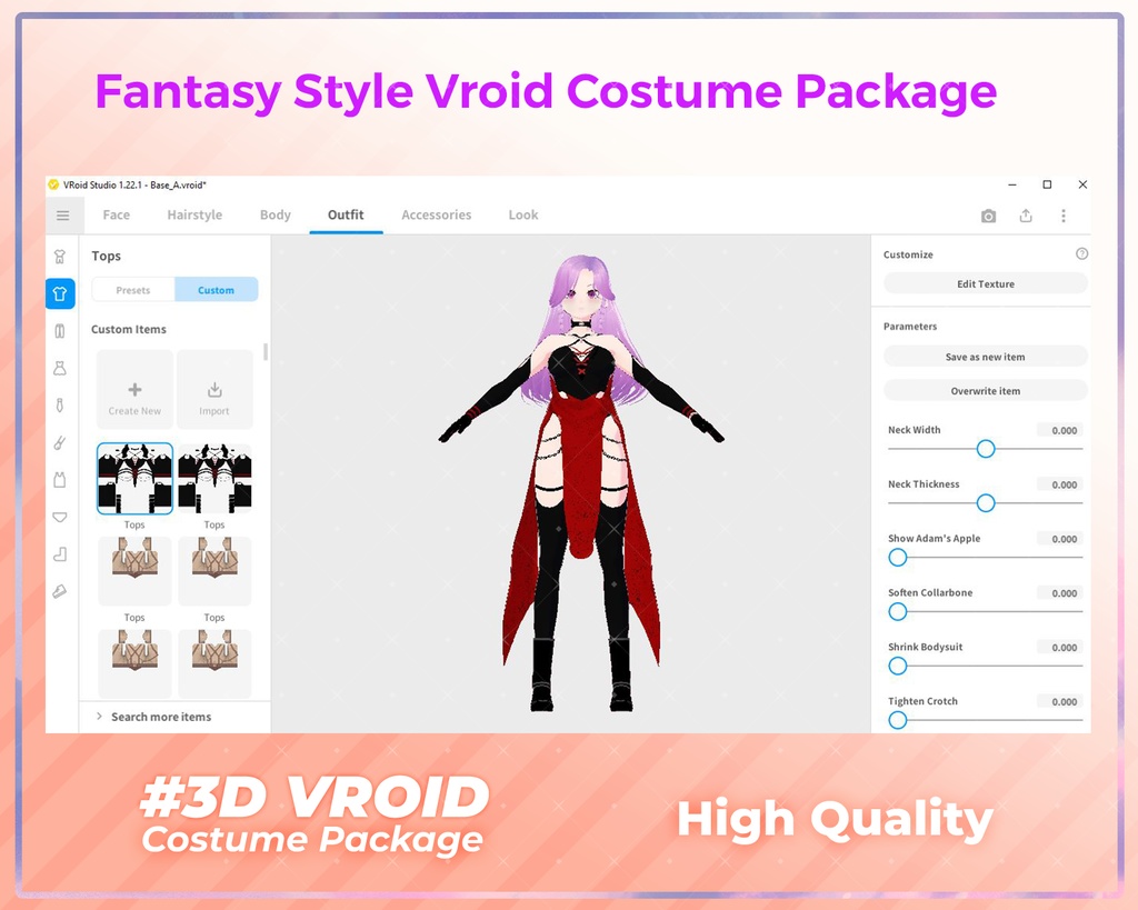 3D VRoid Outfit Pack Fantasy Style Mystic & Enchanted Dresses for VRoid Models | VRoid Clothes, VRoid Costume, VRoid Fashion