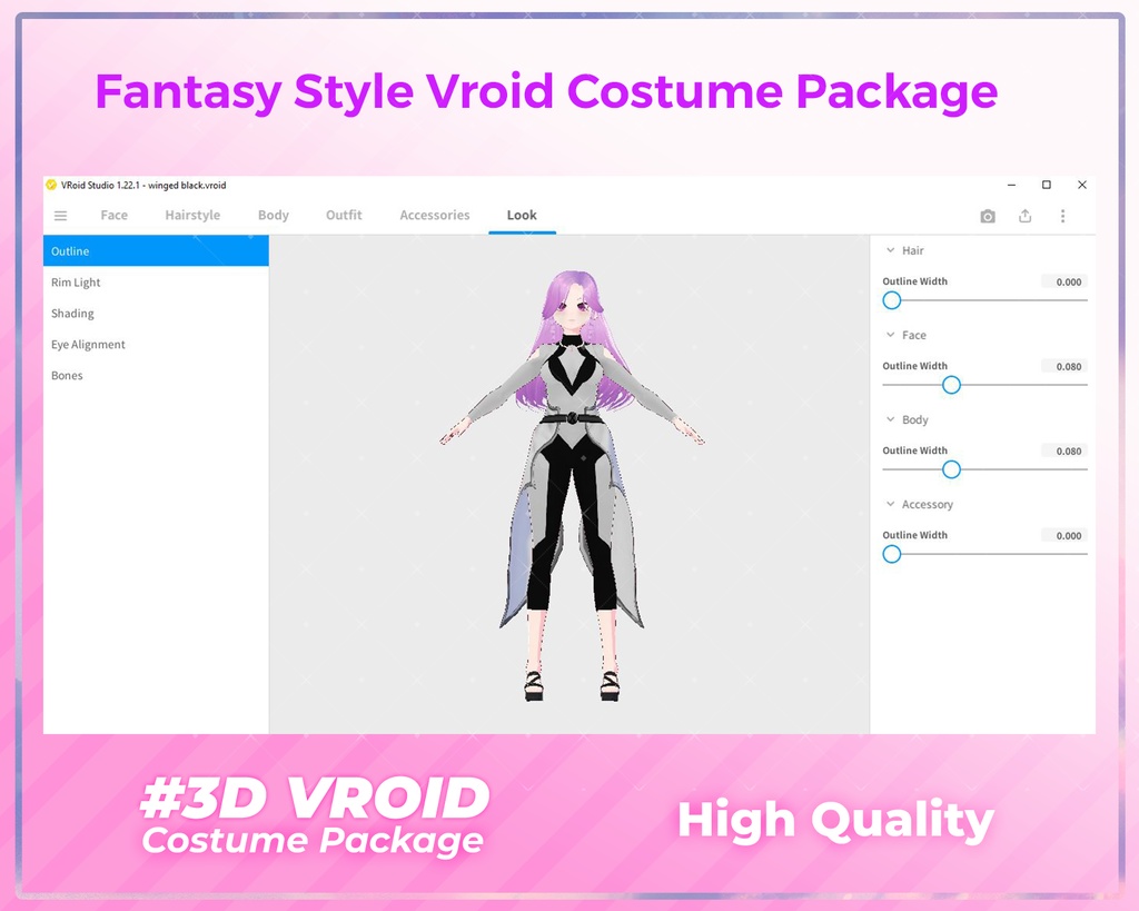 3D VRoid Outfit Pack Fantasy Style Warrior & Royal Princess Attire for VRoid Models | VRoid Clothes, VRoid Costume, VRoid Fashion