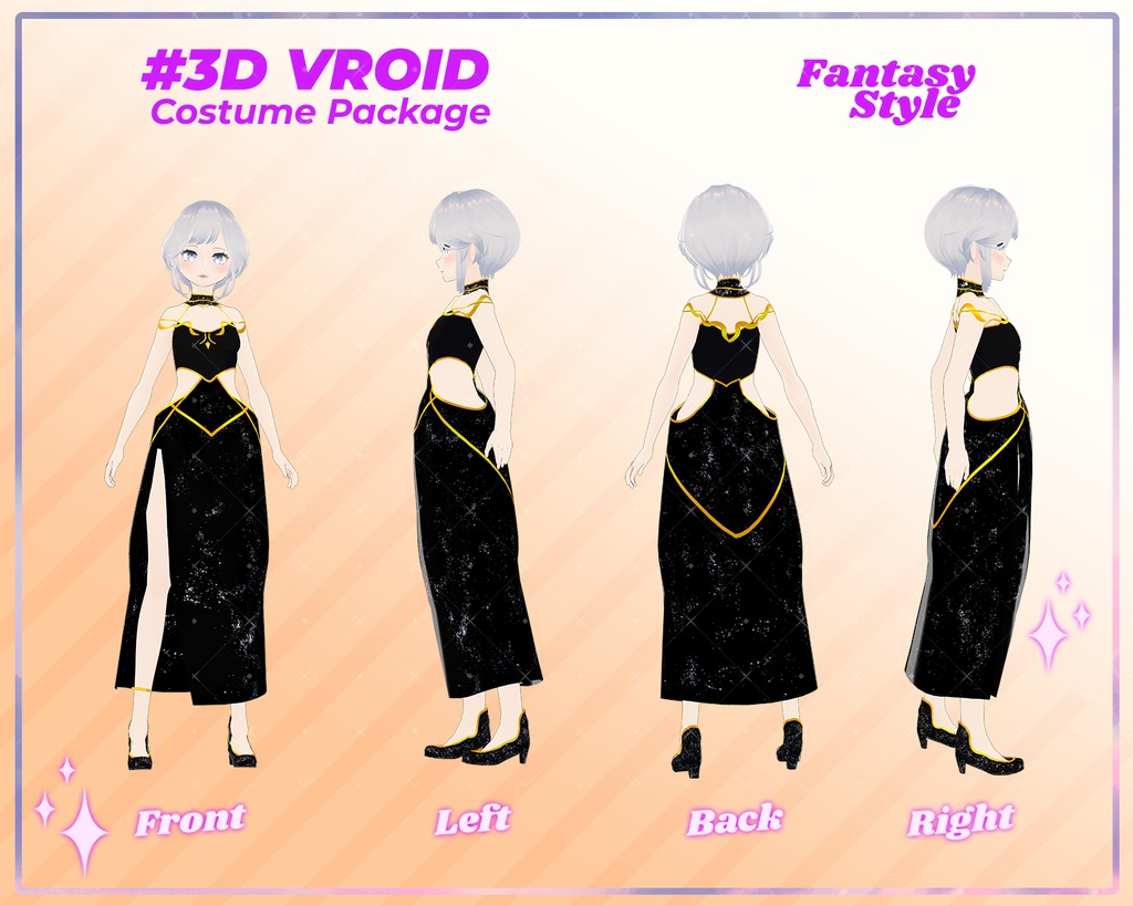 3D VRoid Outfit Pack Fantasy Style Royal & Enchanted Warrior Dresses for VRoid Models | VRoid Clothes, VRoid Costume, VRoid Fashion