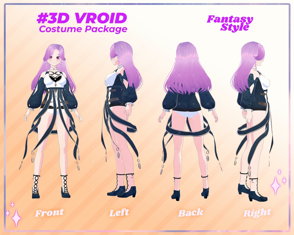 3D VRoid Outfit Pack Fantasy Style Royal & Enchanted Warrior Dresses for VRoid Models | VRoid Clothes, VRoid Costume, VRoid Fashion