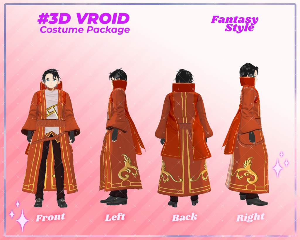 3D VRoid Outfit Pack Warrior & Adventurer Fantasy Clothes for VRoid Models | VRoid Clothes, VRoid Costume, VRoid Fantasy Fashion