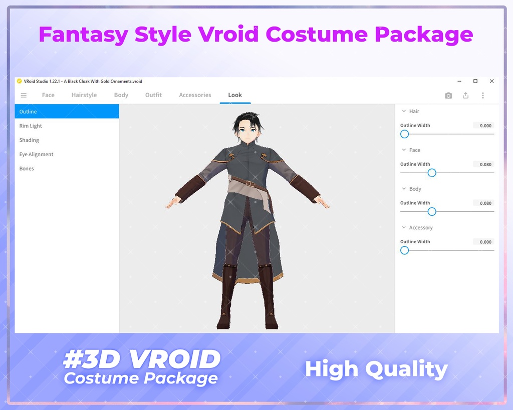 3D VRoid Outfit Pack Warrior & Medieval Fantasy Clothes for VRoid Models | VRoid Clothes, VRoid Costume, VRoid Fantasy Fashion