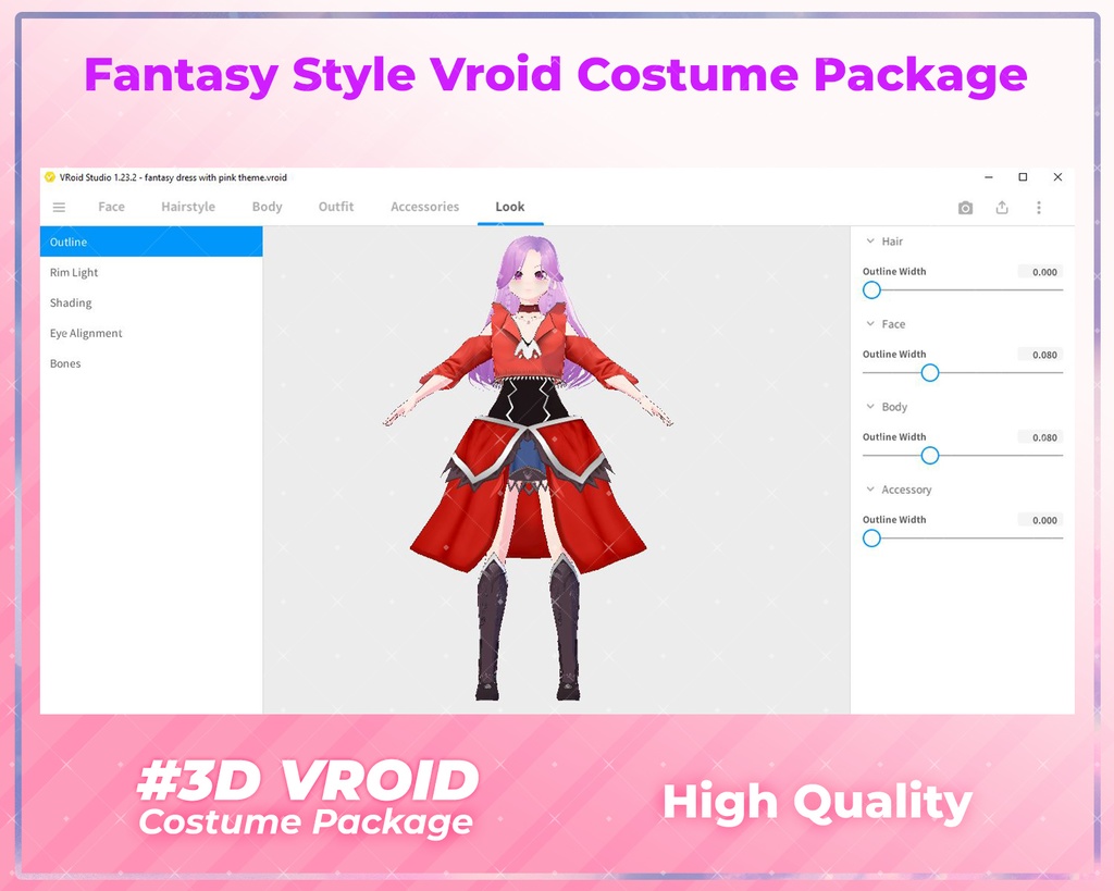 3D VRoid Outfit Pack Warrior & Enchanted Fantasy Dresses for VRoid Models | VRoid Clothes, VRoid Adventurer Fashion, VRoid RPG Outfit