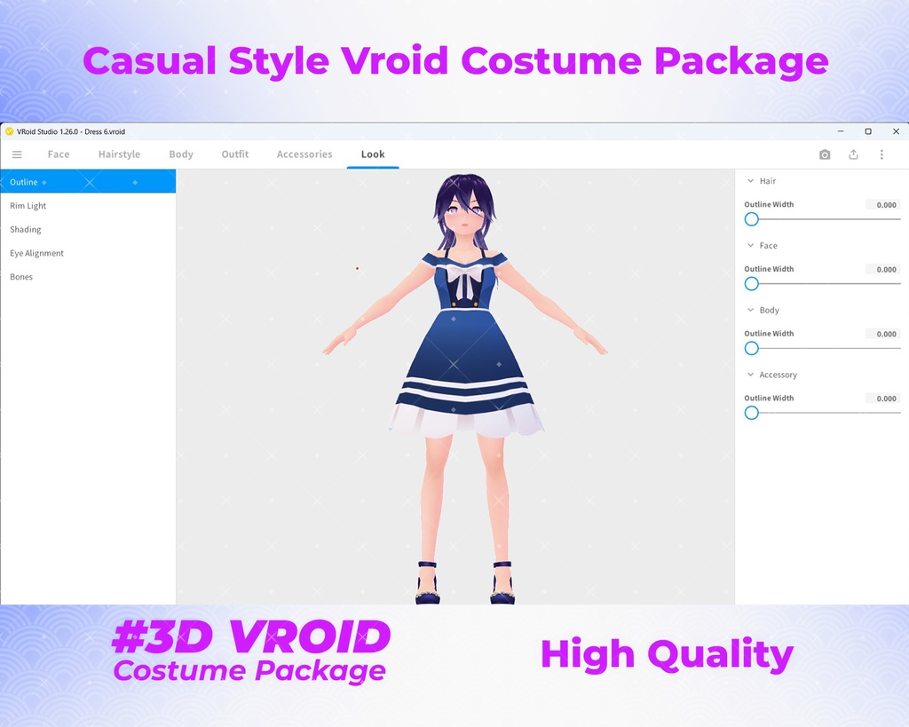 3D VRoid Outfit Pack Cozy Urban Streetwear & Modern Dresses for VRoid Models | VRoid Clothes, VRoid Costume, VRoid Fashion