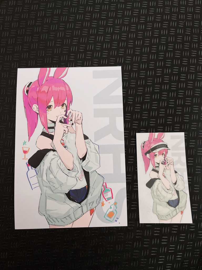 奈良橋ポストカード&ステッカーセット