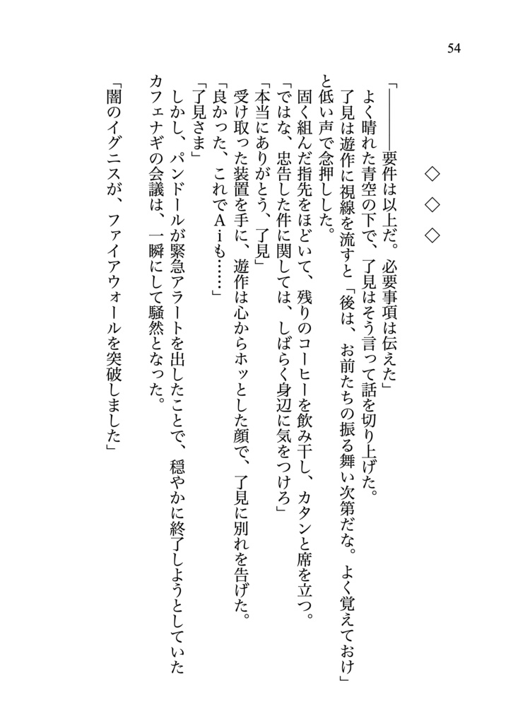 ソルティスAiが誘拐される話 novel ver.