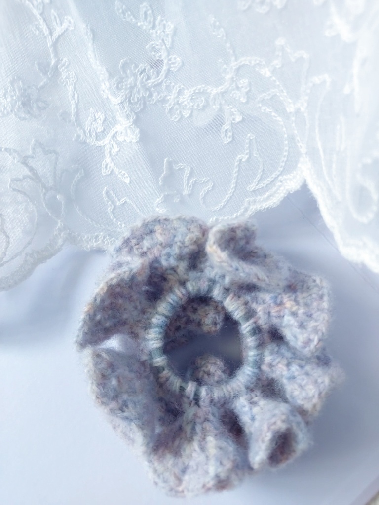 シュシュ/wool  scrunchie