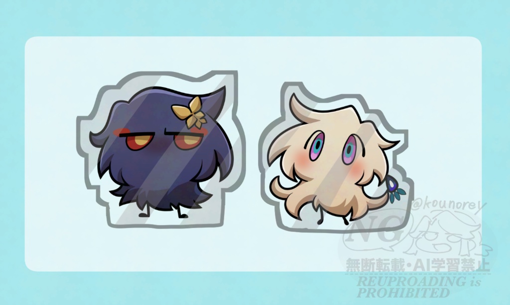 毛玉レイチュリもどきミニアクスタ