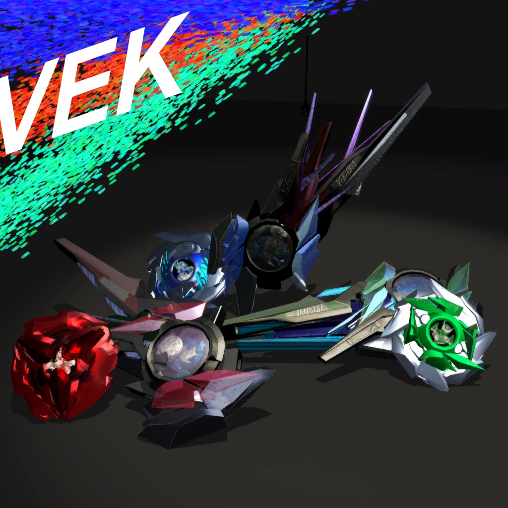 【3D model】V.E.K [戦闘シミュレーションgimmick][MA][必ず注意事項をご確認ください]