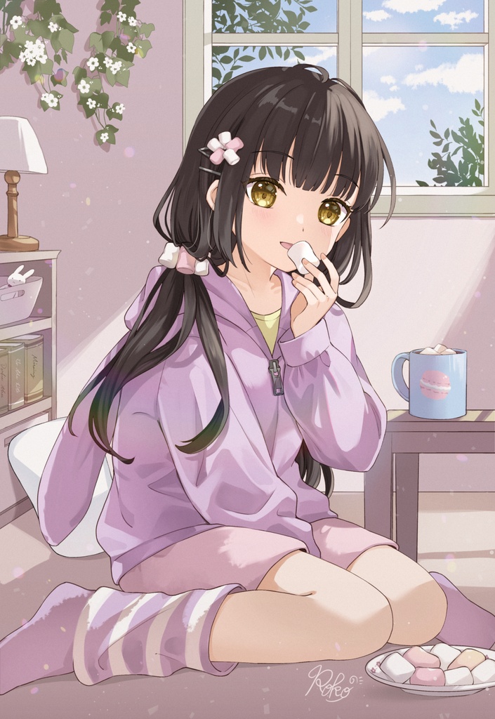 【ポストカード】マシュマロ