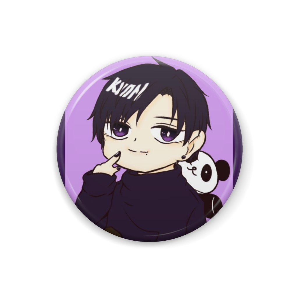 缶バッジwithパンダ