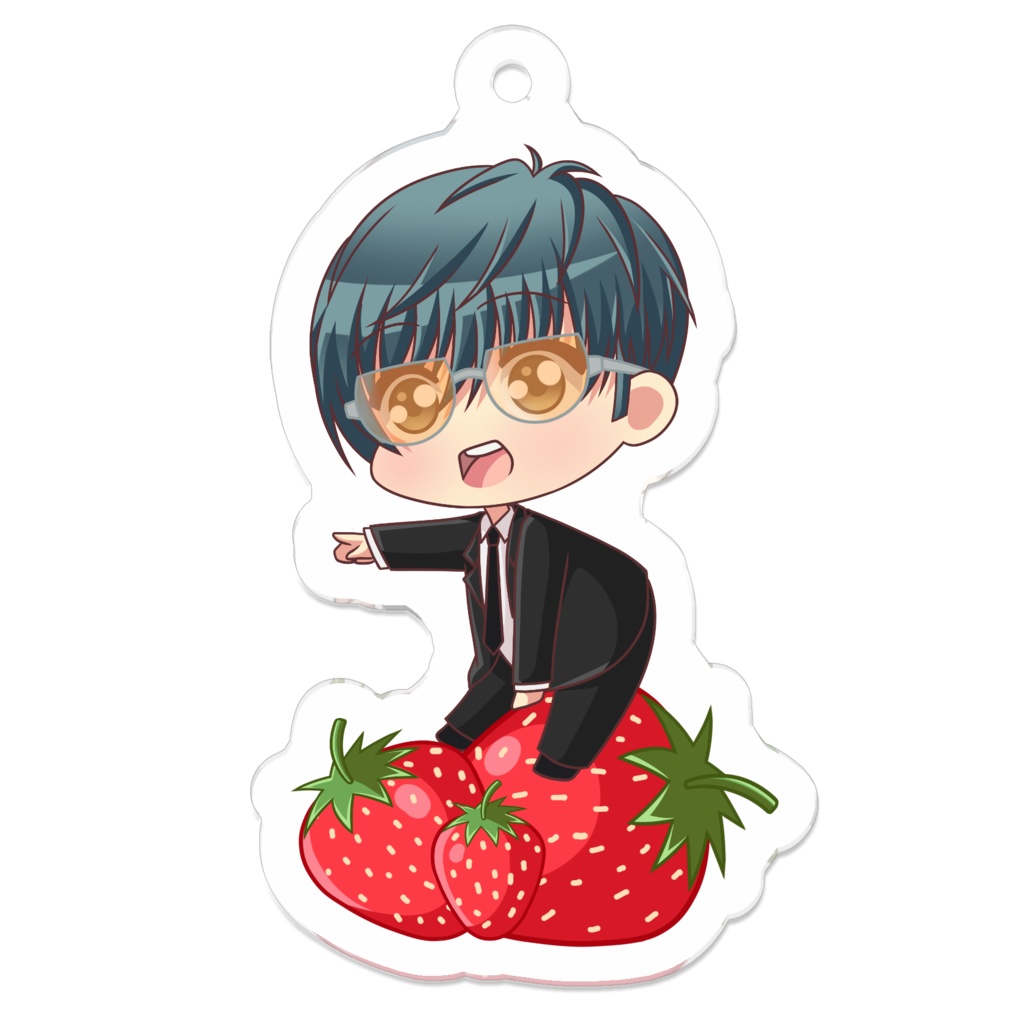 SixTONES ストーンズ Strawberry Breakfast Acrylic Key Chain Coating