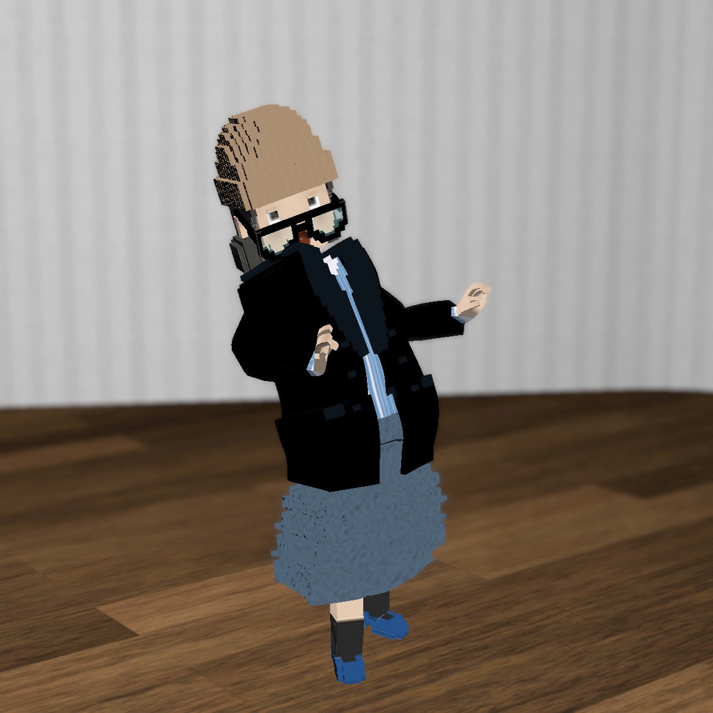 Veronique|ファッション系VRM1.0 オリジナル3Dアバター(Cluster対応/ボクセル)