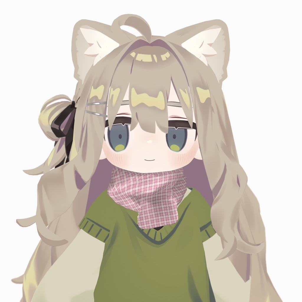 【Kipfel / キプフェル対応】ふわっとマフラー 2色(PC / Quest 対応)