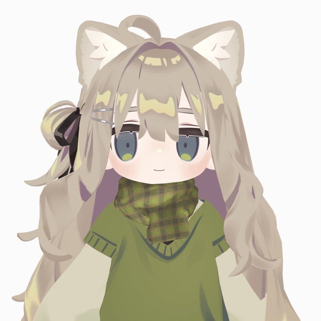 【Kipfel / キプフェル対応】ふわっとマフラー 2色(PC / Quest 対応)