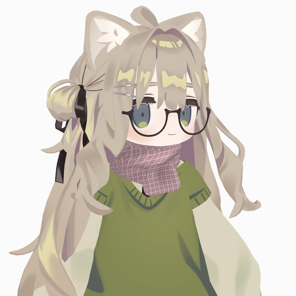 【Kipfel / キプフェル対応】ふわっとマフラー 2色(PC / Quest 対応)