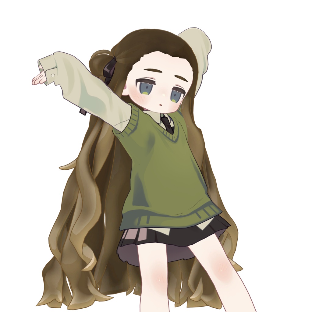 【Kipfel / キプフェル対応】髪色マテリアルセット - アッシュブラウン&スモーキーピンク