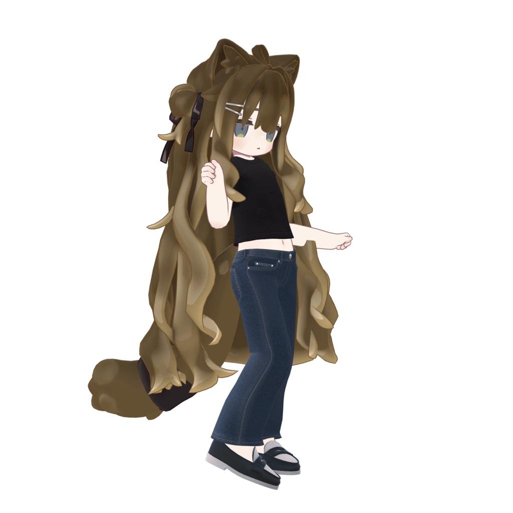 【Kipfel / キプフェル対応】髪色マテリアルセット - アッシュブラウン&スモーキーピンク