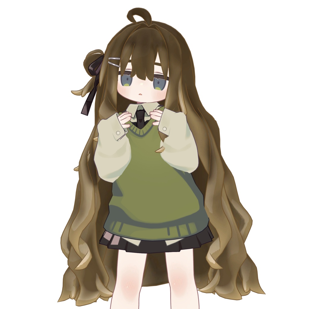 【Kipfel / キプフェル対応】髪色マテリアルセット - アッシュブラウン&スモーキーピンク