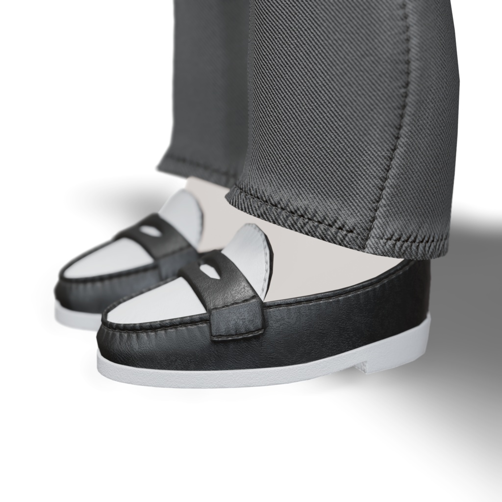 【Kipfel / キプフェル / まめふれんず対応】クラシック・レザーローファー(PC / Quest 対応)