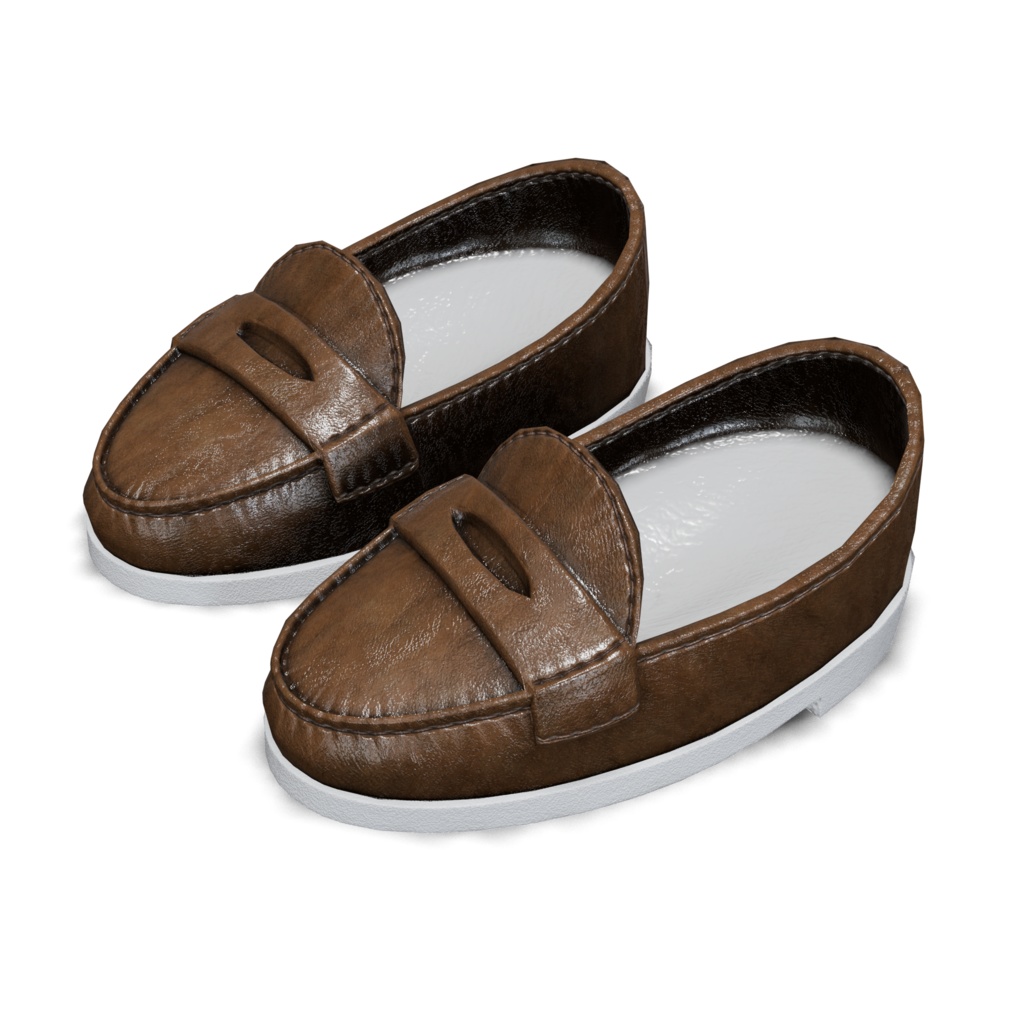 【Kipfel / キプフェル / まめふれんず対応】クラシック・レザーローファー(PC / Quest 対応)