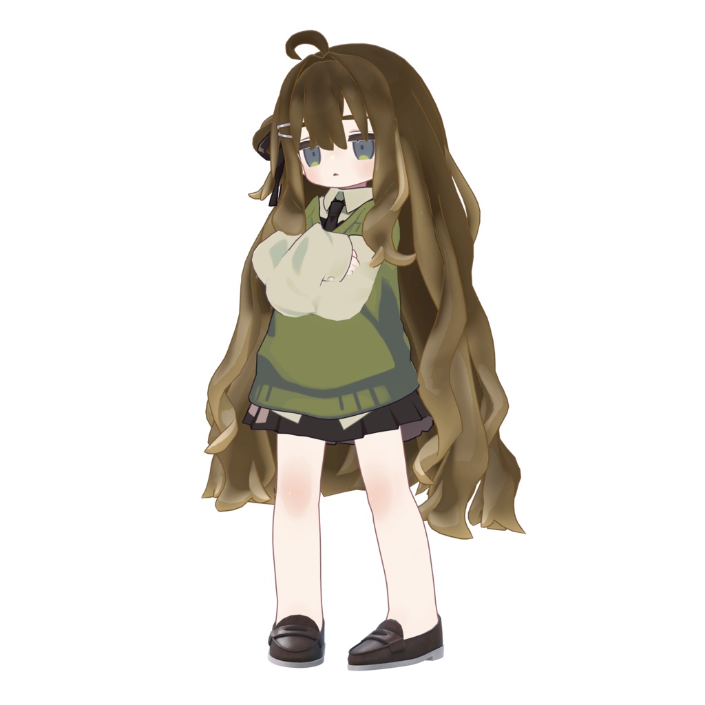 【Kipfel / キプフェル / まめふれんず対応】クラシック・レザーローファー(PC / Quest 対応)