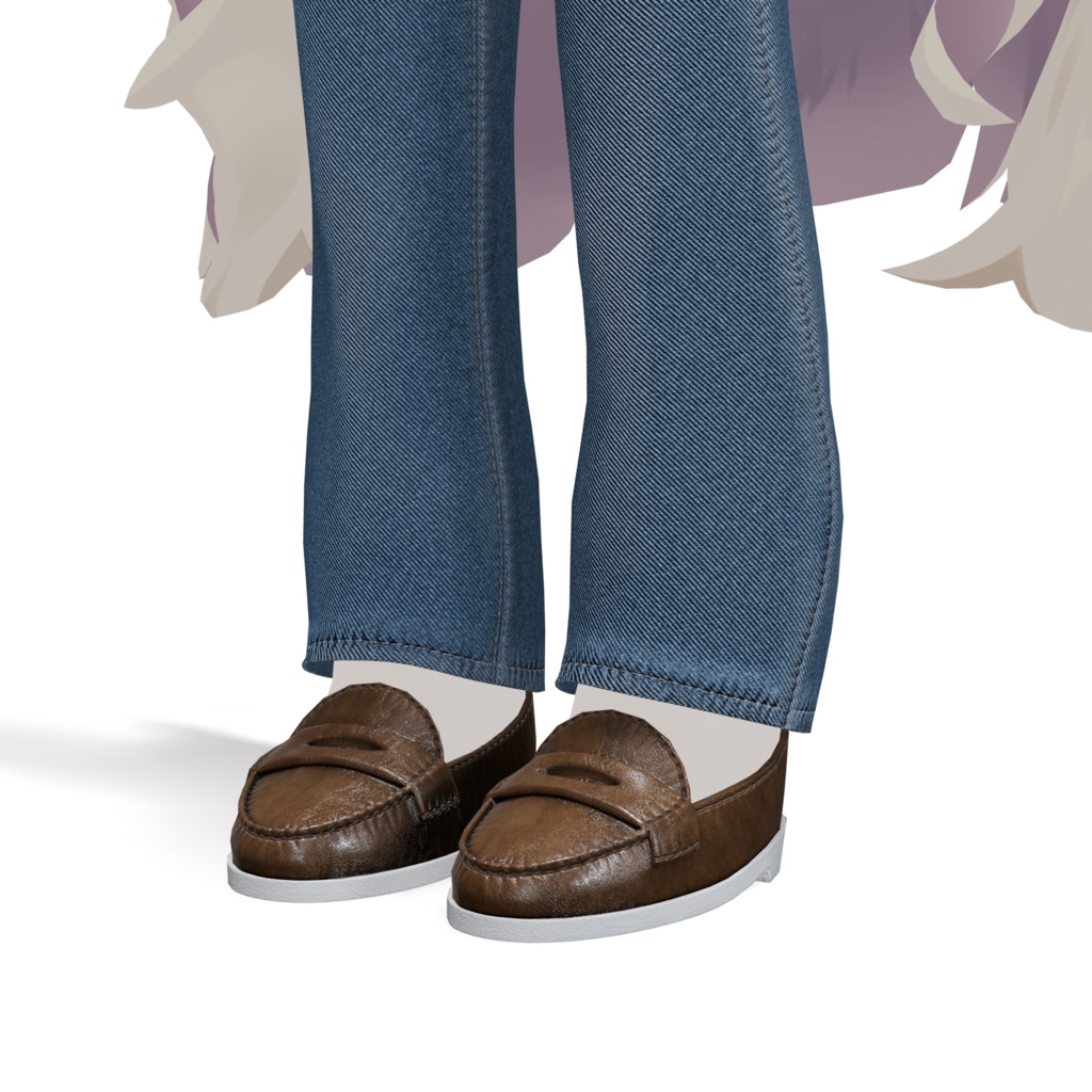 【キプフェル / まめふれんず対応】ベーシック・デニムパンツ(PC / Quest 対応)