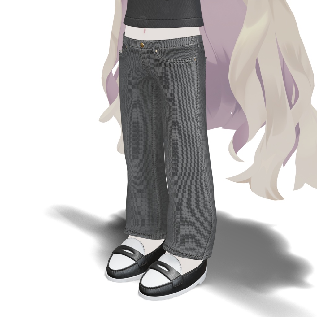 【キプフェル / まめふれんず対応】ベーシック・デニムパンツ(PC / Quest 対応)