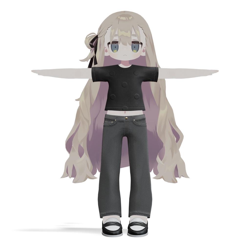 【キプフェル / まめふれんず対応】ビッグドットTシャツ(PC / Quest 対応)