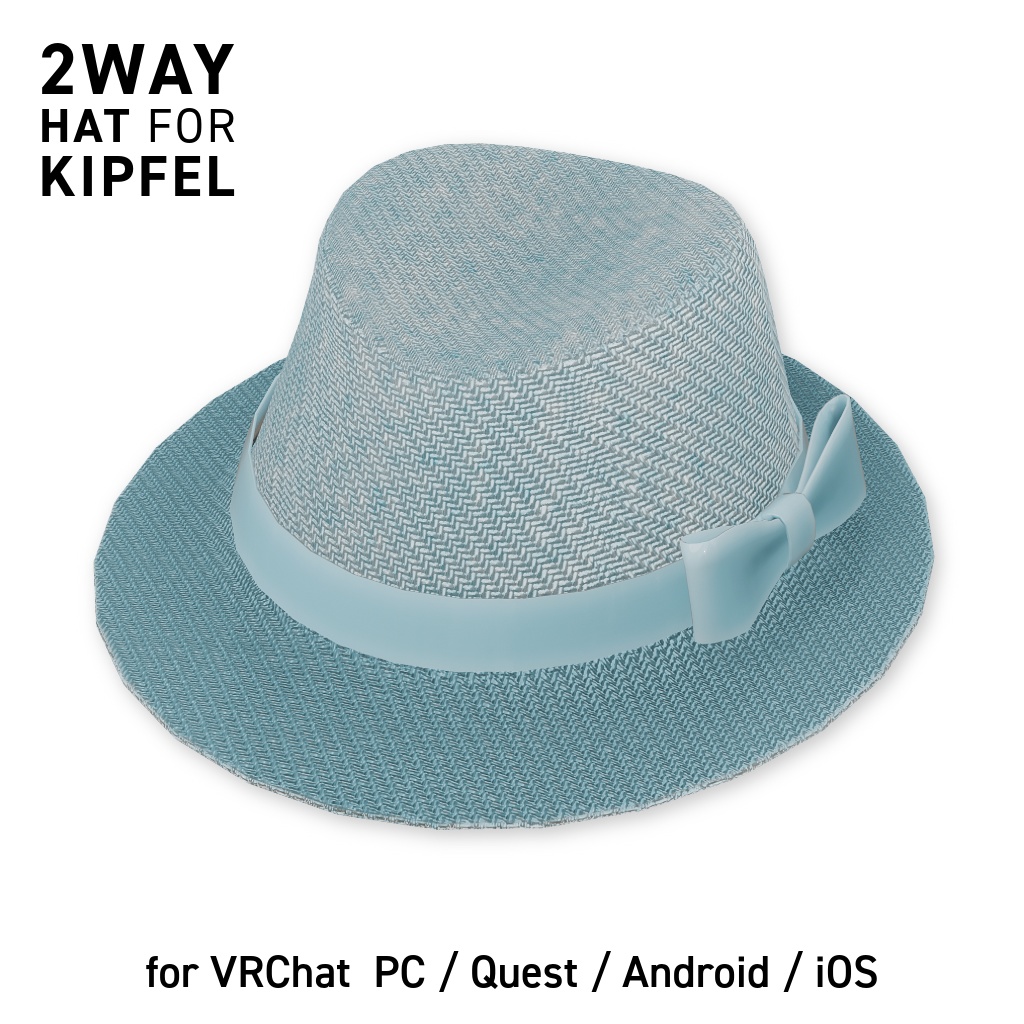 【キプフェル対応】2way リボンハット（PC / Quest 対応）
