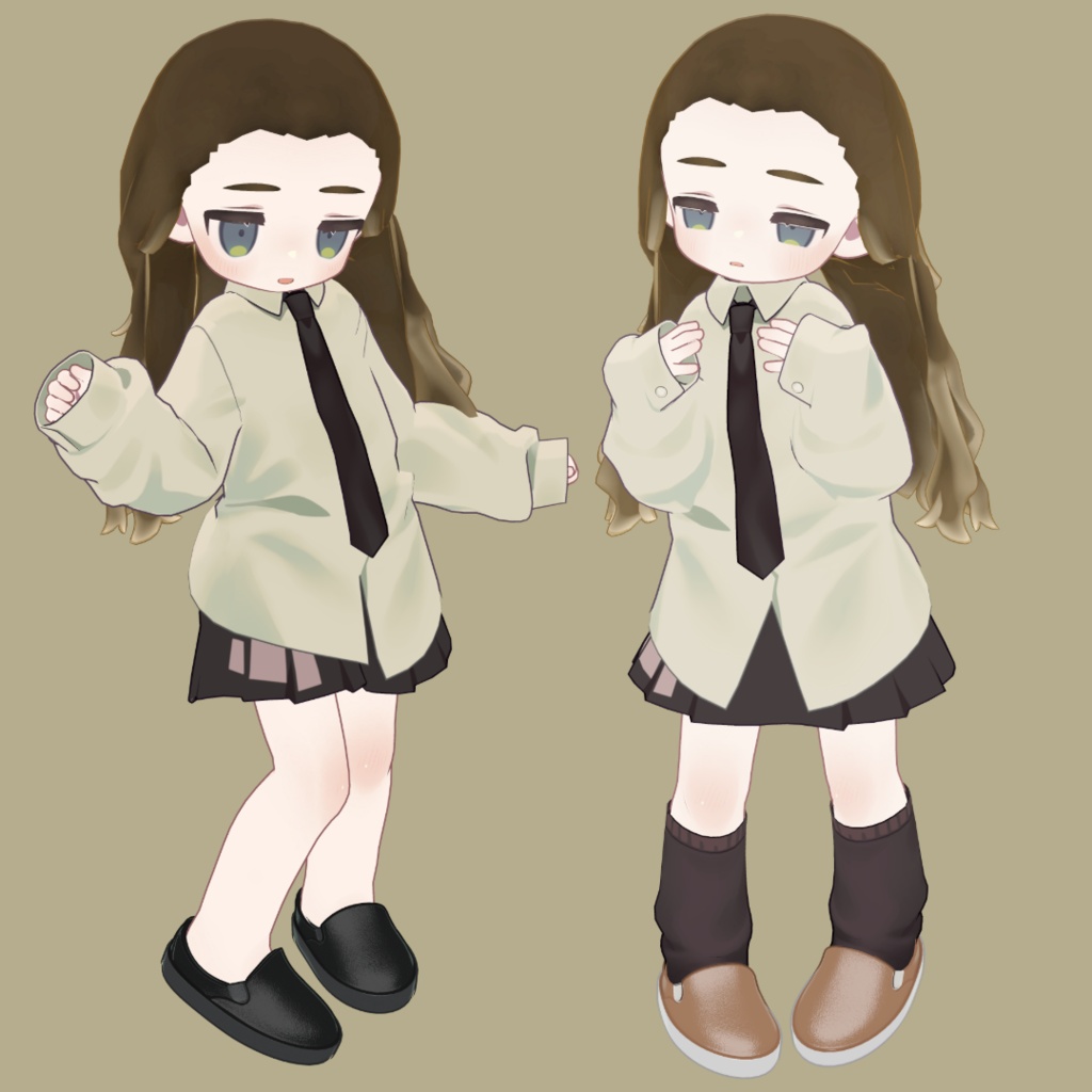 【Kipfel / キプフェル / まめふれんず対応】デイリー スリッポン(PC / Quest 対応)