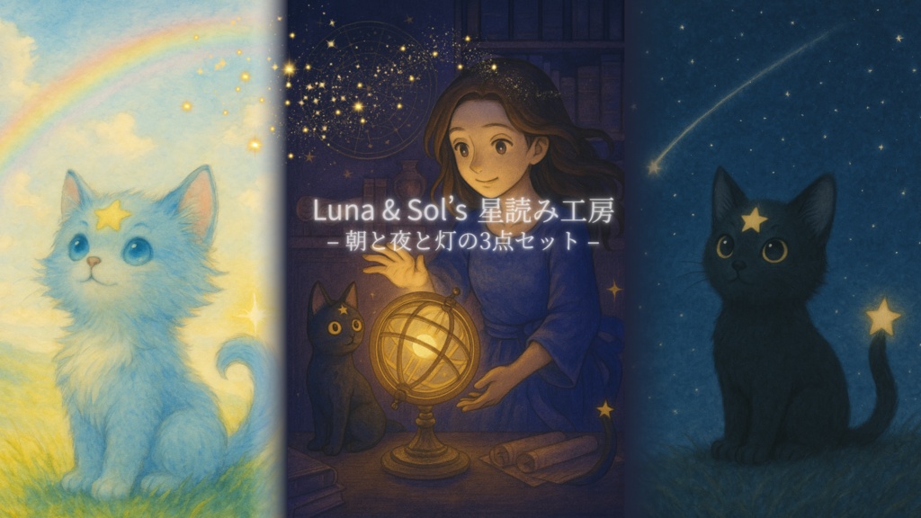 Luna & Sol’s 星読み工房 ― 朝と夜と灯の3点セット（初回特典付き）