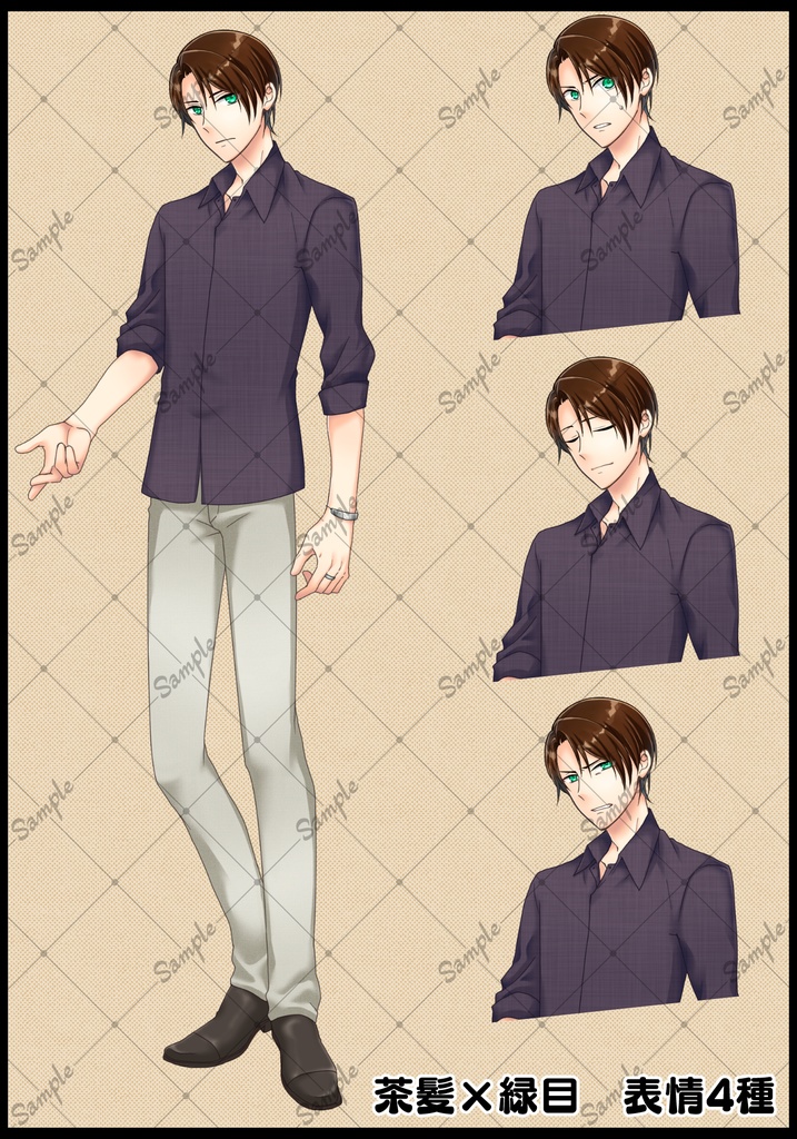 立ち絵No.01_私服の男性