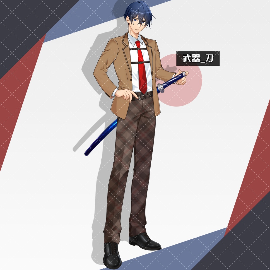 立ち絵No.10_ブレザーの男性