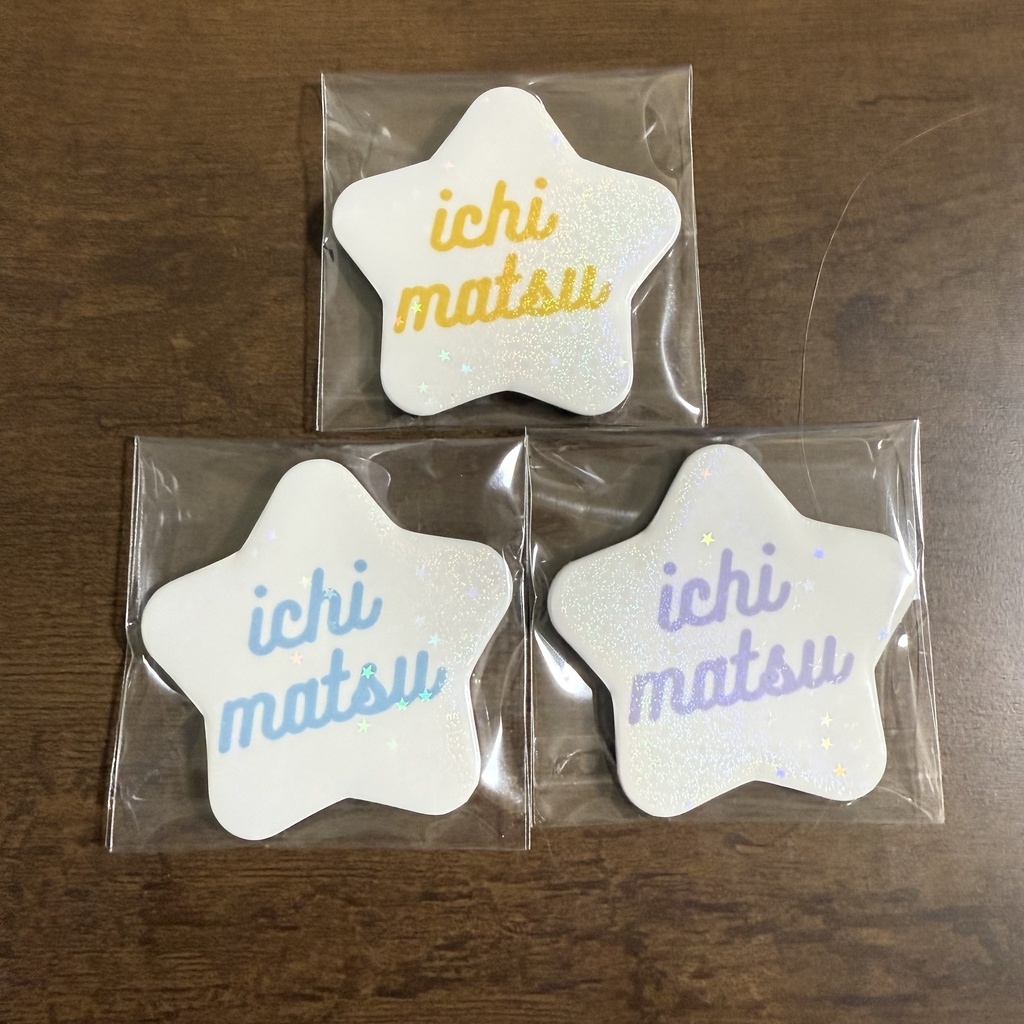 ichimatsu 星形缶バッジ