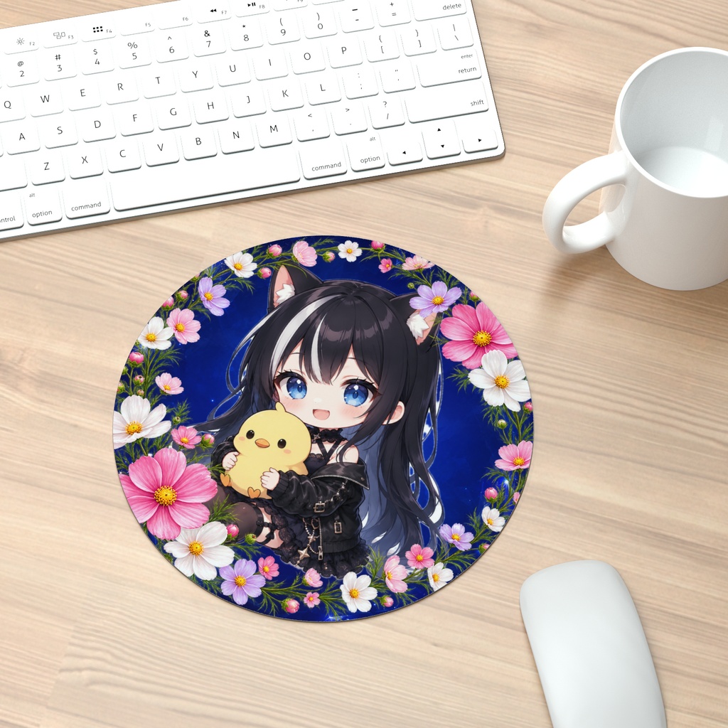 ひかげの丸型マウスパッド(9月モチーフ)
