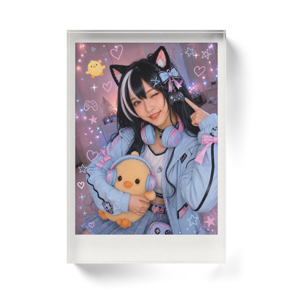 ひかげちゃんアクリルブロック