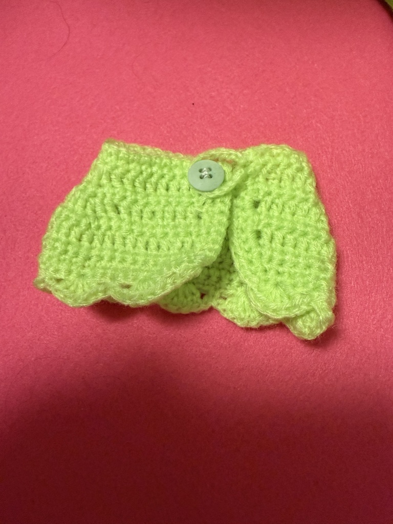 ぬいぐるみ用ニットケープ