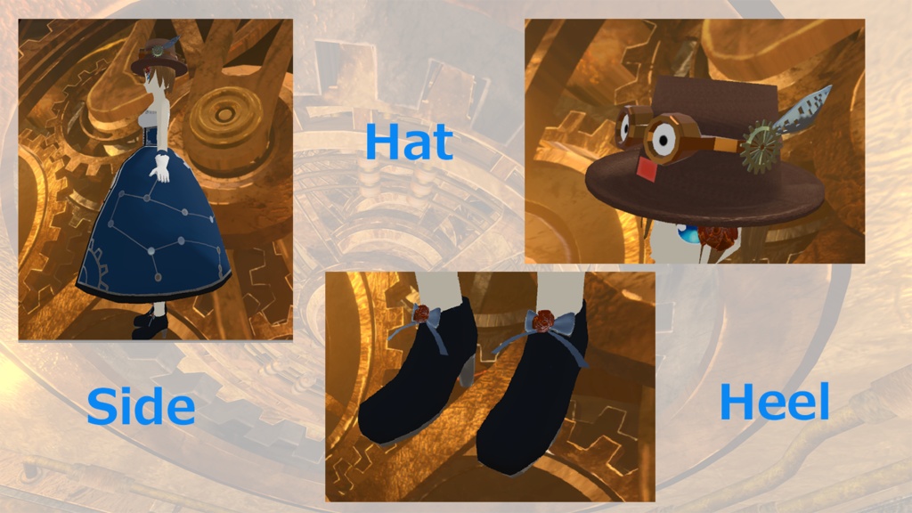 【オリジナル3Dモデル】リーサ(Risa)