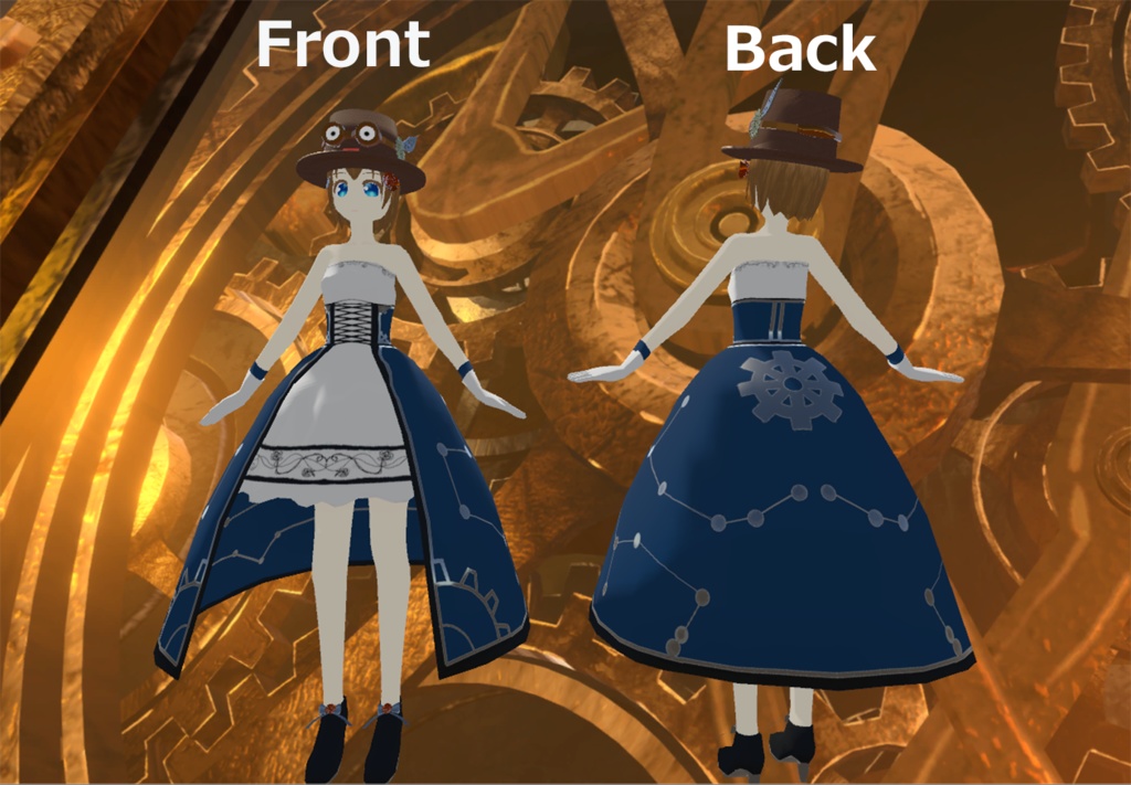 【オリジナル3Dモデル】リーサ(Risa)