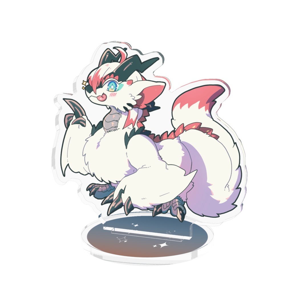 ふわふわしろふわドラアクスタ