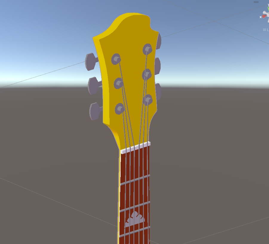 【VRChat想定】Guitar【エレキギター】5000Polygon以下
