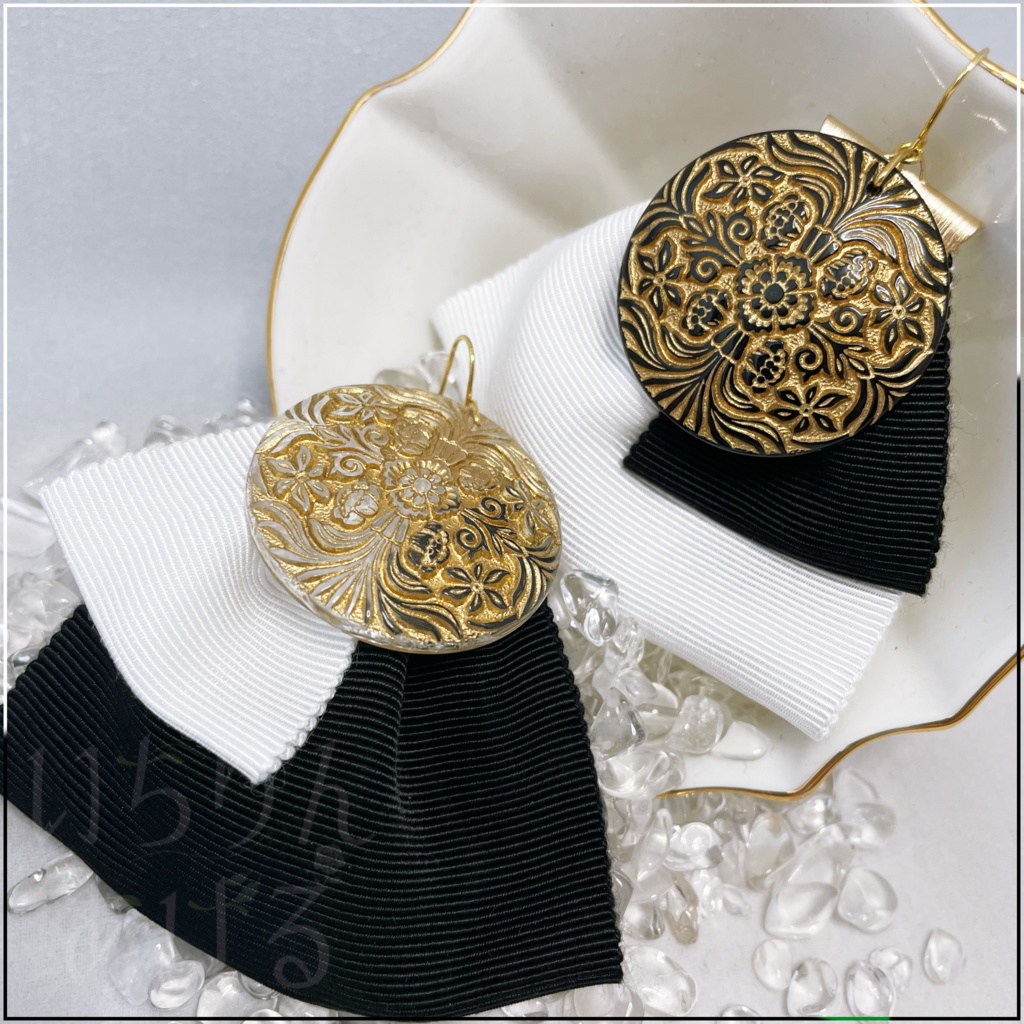 白黒無常イメージ耳飾 - 第五人格